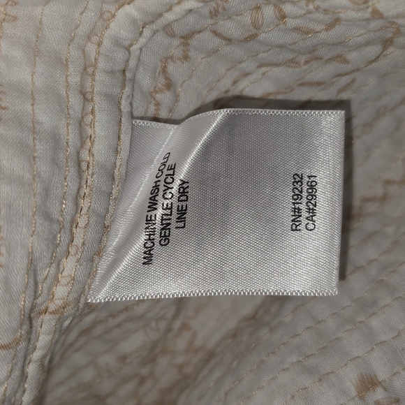 Alfred Dunner Lightweight Beachy Tan And White Jacket Womens Size 12 - Picture 8 of 12